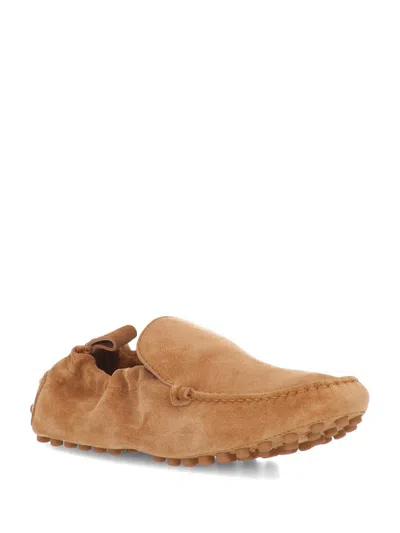Tod's Flat Shoes In Brown