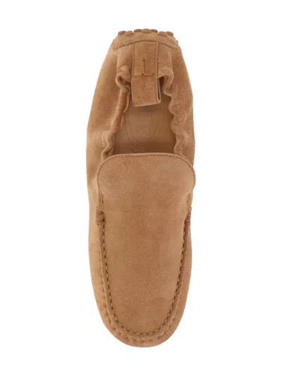 Tod's Flat Shoes In Brown