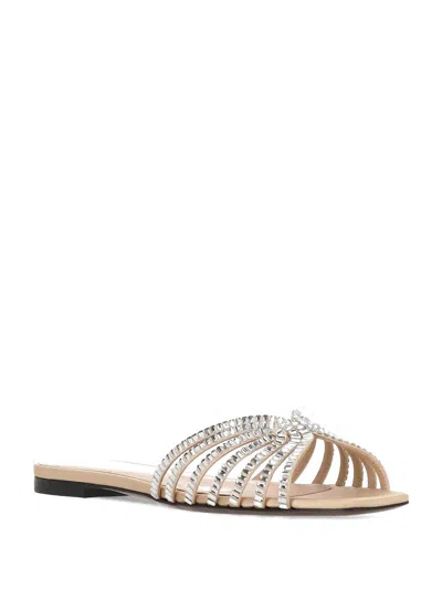Alevì Milano Sandals In Beige