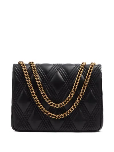 Valentino Garavani Garavani Quiltie 67 Small Shoulder Bag In Quilted Nappa Leather Woman Black Uni In Black