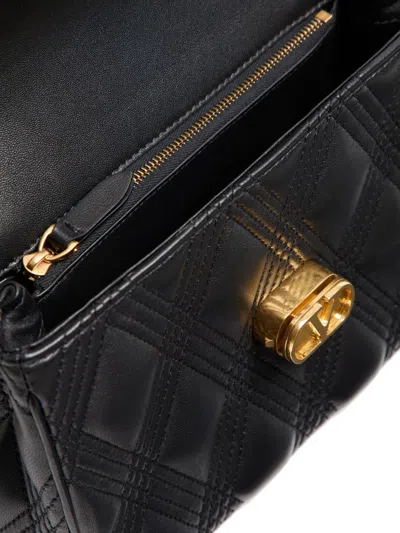 Valentino Garavani Garavani Quiltie 67 Small Shoulder Bag In Quilted Nappa Leather Woman Black Uni In Black