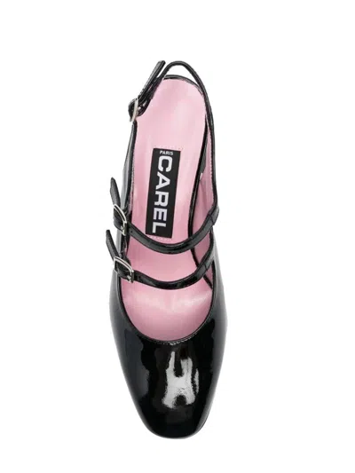 Carel Paris Banana Slingbacks In Black