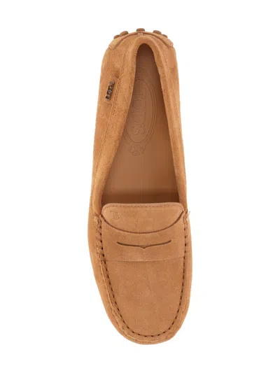 Tod's Flat Shoes In Beige