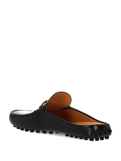 Tod's Flat Shoes In Black