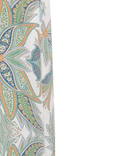 Etro Paisley Print Button-up Silk Shirt In Multi