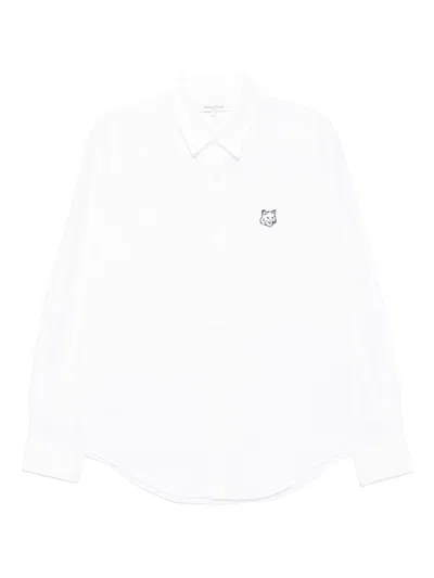 Maison Kitsuné Fox Head Patch Long-sleeve Patch In White