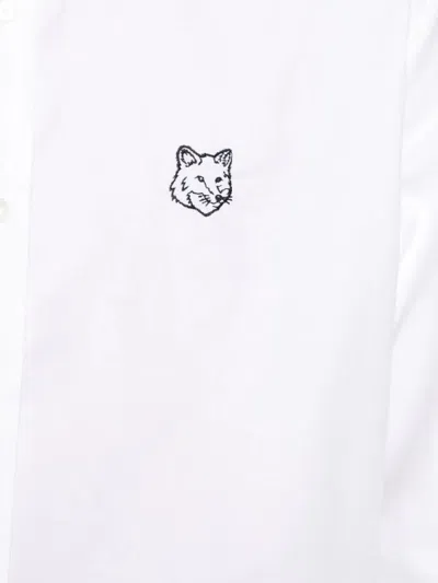 Maison Kitsuné Fox Head Patch Long-sleeve Patch In White