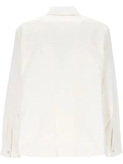 Moncler Genius Padded Shirt Jacket In White
