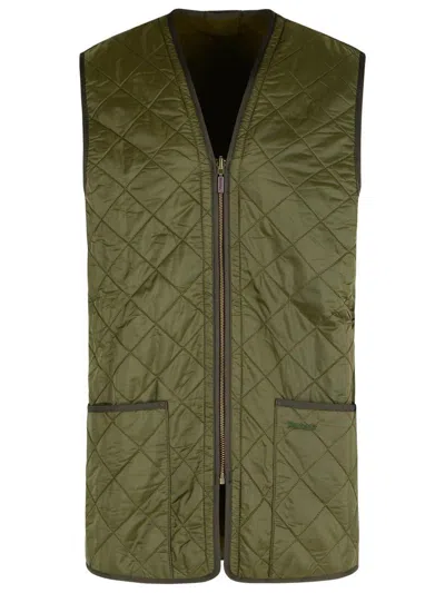 Barbour 'polarquilt' Green Polyamide Vest In Green
