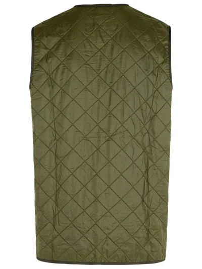 Barbour 'polarquilt' Green Polyamide Vest In Green