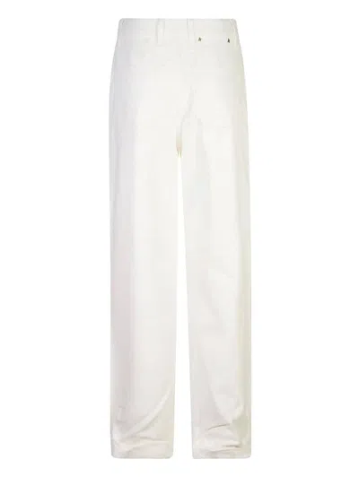 Golden Goose High-waist Straight-leg Bull Denim Trousers In Beige
