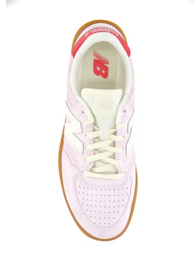 New Balance T500 Woman Sneakers Light Pink Size 7.5 Leather In Multi
