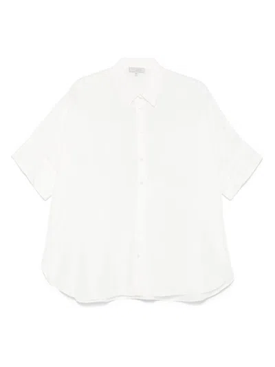 Antonelli Short Sleeve Button-down Shirt In White