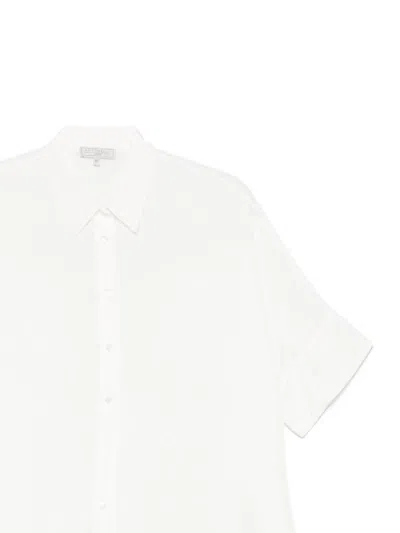 Antonelli Short Sleeve Button-down Shirt In White