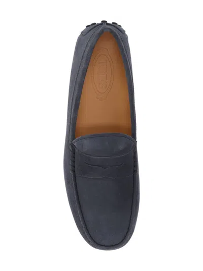 Tod's Flat Shoes In Blue