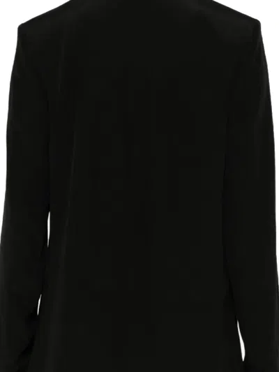 Totême Toteme Single-breasted Blazer Jacket In Black