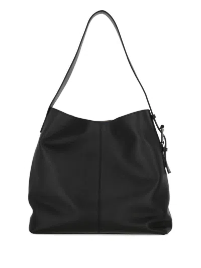 Alexander Mcqueen Mcqueen T-bar Sling Hobo Bag In Black