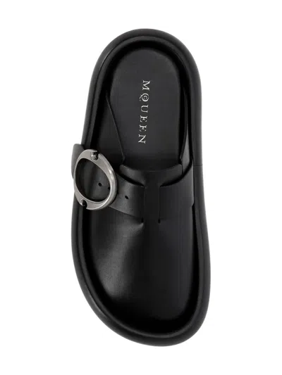 Alexander Mcqueen Sandals In Black