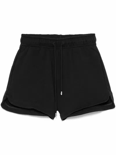 Pinko Limousine Elastic Waist Shorts In Black