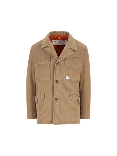 Fay Jackets In Brown