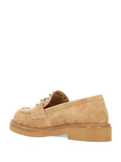 Bruno Premi Flat Shoes In Brown
