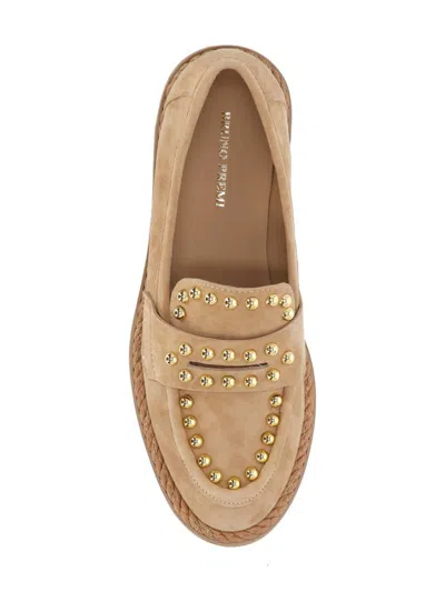 Bruno Premi Flat Shoes In Brown