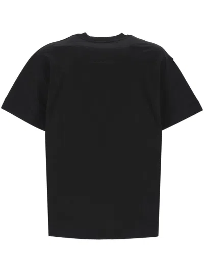 Givenchy Crew-neck T-shirt With Whimsical Unicorn Print In Black