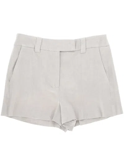 Marella Belt Loop Shorts In Gray