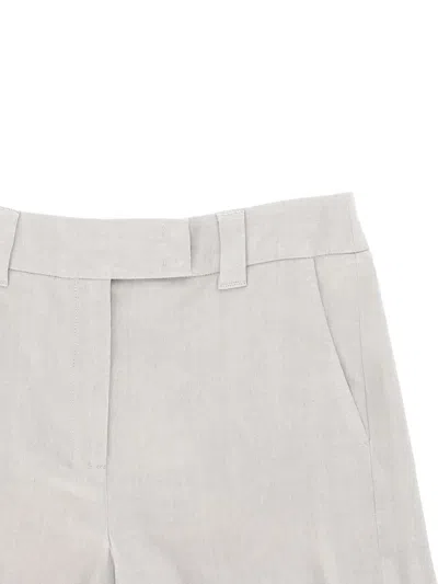 Marella Belt Loop Shorts In Gray