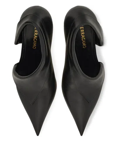 Ferragamo Salvatore  With Heel In Black