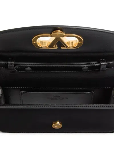 Valentino Small Clutch Gold-tone Hardware In Black