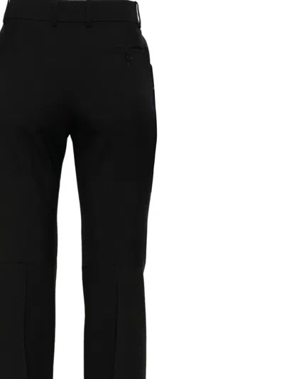Alexander Mcqueen Alexander Mc Queen Black Wool Trousers In Black