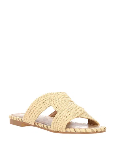 Alviero Martini Beige Geo Printed Sandal In Multi