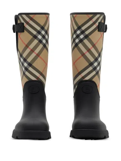 Burberry Giorgio Brato Giubbotto Con Cappuccio In Montone In Black