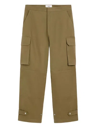 Ami Alexandre Mattiussi Ami Paris Trousers Cargo Clothing In Green