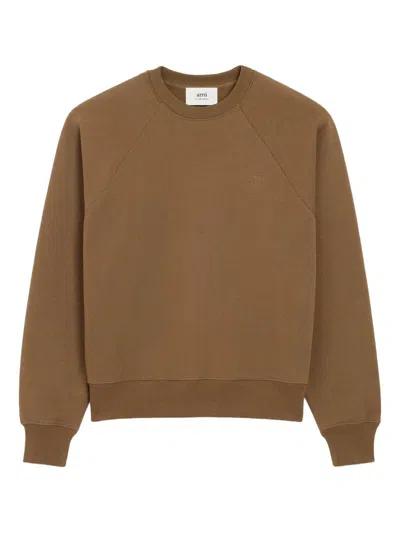 Ami Alexandre Mattiussi Ami Paris Sweatshirt Adc Clothing In Brown