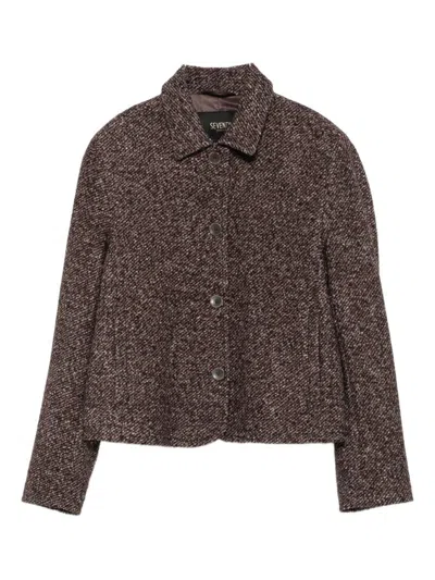 Seventy Buttoned Jacket In Brown