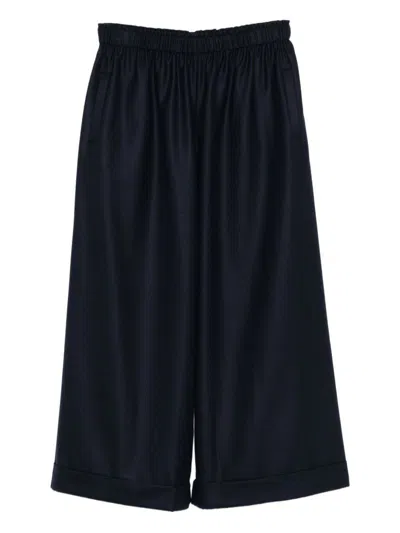 Daniela Gregis Elasticated-waist Trousers In Black