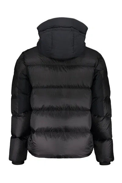 Parajumpers Down Jacket With Hood And Drawstring In Black