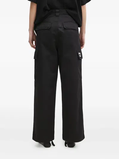 Carhartt Cargo-pocket Trousers In Black