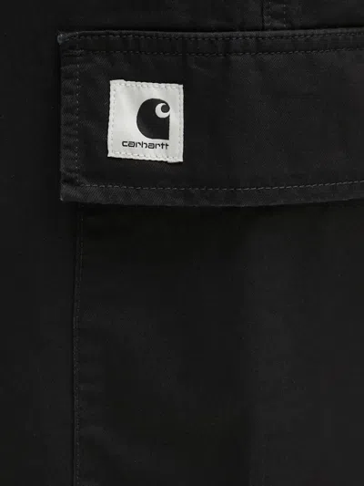 Carhartt Cargo-pocket Trousers In Black