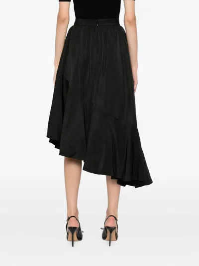 Karl Lagerfeld Voluminous Ruffle Skirt In Black
