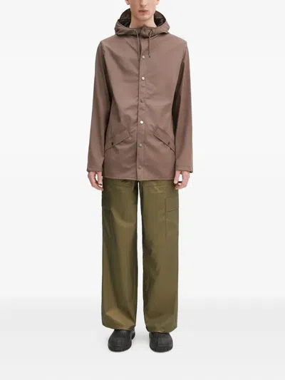 Rains Drawstring Cargo Trousers In Green