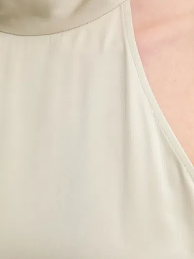 Samsoe & Samsoe Harterneck Midi Dress In Neutral