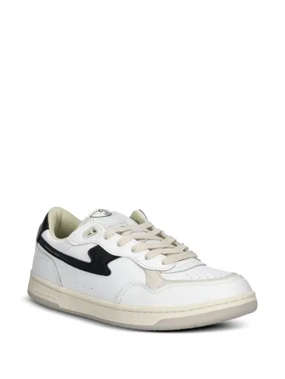 Stepney Workers Club Pro-cup Leather Panel Sneakers In White