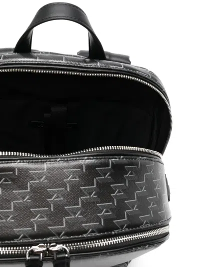 Karl Lagerfeld Monogram Logo Backpack In Pink