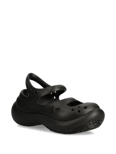Crocs Phaedra Perforated Slip-ons In Black