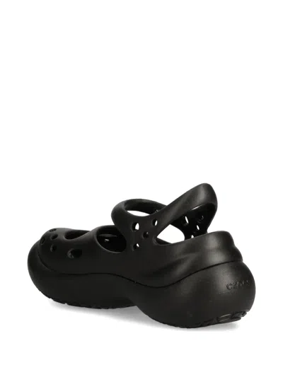 Crocs Phaedra Perforated Slip-ons In Black