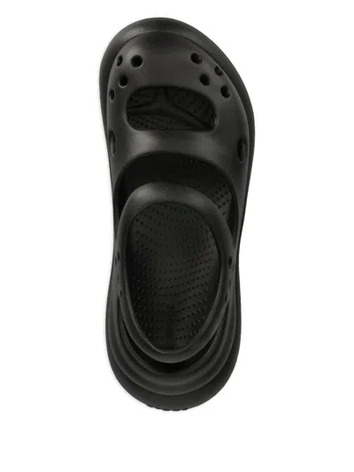 Crocs Phaedra Perforated Slip-ons In Black