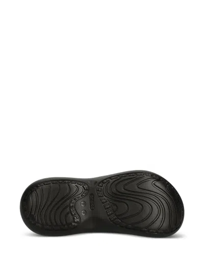 Crocs Phaedra Perforated Slip-ons In Black